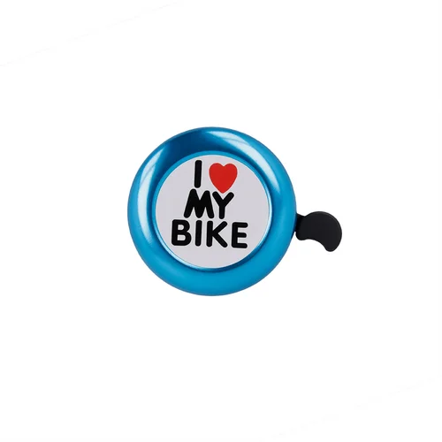 Biciklis kiegészítő: Forever - I love my bike - kerékpár csengő, kék