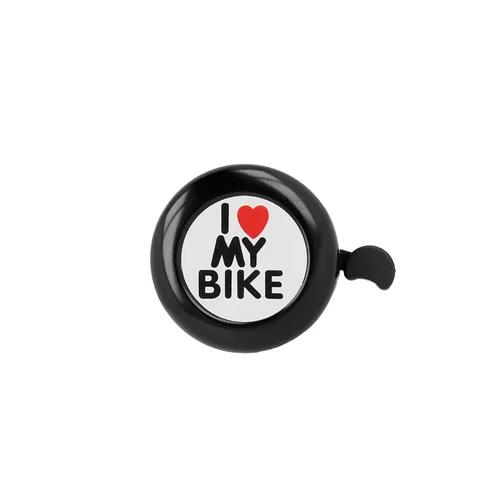 Biciklis kiegészítő: Forever - I love my bike - kerékpár csengő, fekete