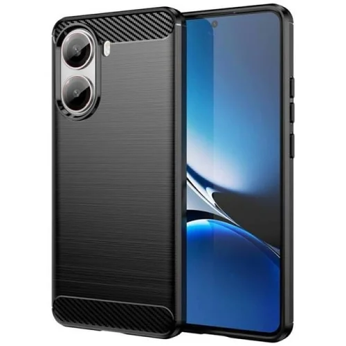 Telefontok Xiaomi Poco X7 Pro 5G - Carbon Fiber fekete szilikon tok