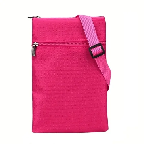 Univerzális telefontartó válltáska - hotpink