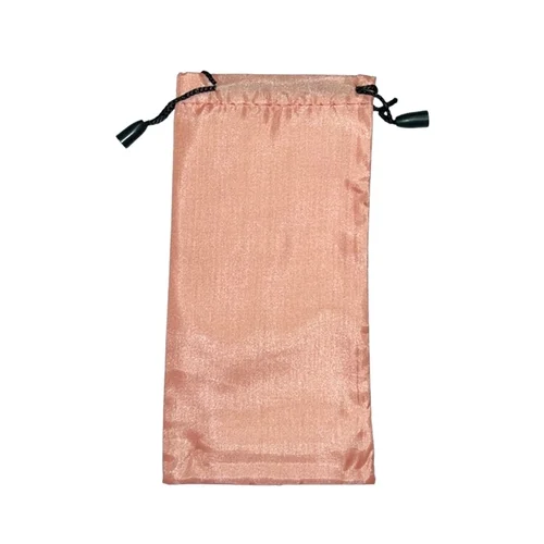 Univerzális húzózsinóros telefontartó zsák - barackvirág színű