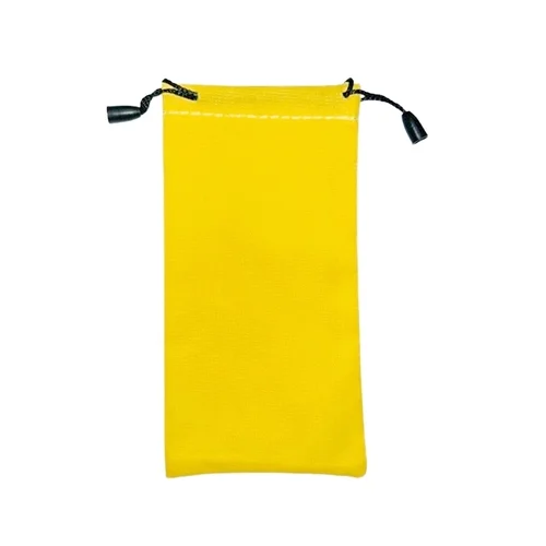 Univerzális húzózsinóros telefontartó zsák - napsárga