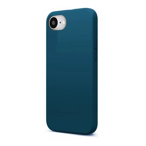 iPhone 16e - kék szilikon hátlap tok