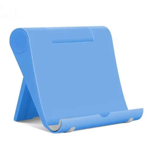 Univerzális asztali telefon- és tablettartó állvány, kék