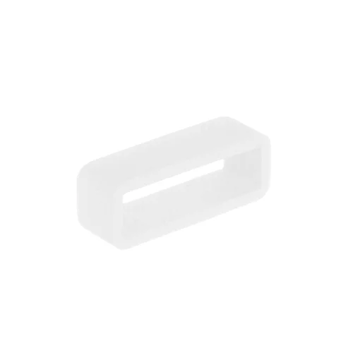 Okosóra szíj bújtató - 20 mm széles, fehér szilikon (1db)