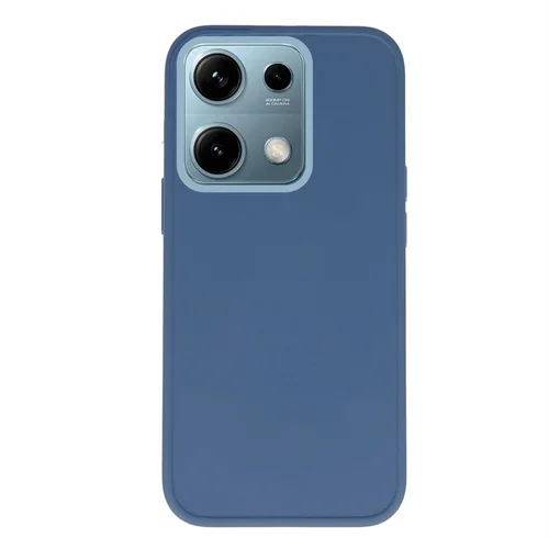 Xiaomi Redmi Note 14S telefontok - Satin - kék műanyag hátlap tok, szilikon kerettel
