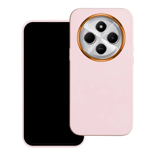  Telefontok Xiaomi POCO C75 - Frame - pink műanyag hátlap tok, szilikon kerettel