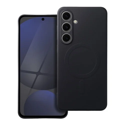 Samsung Galaxy A26 5G telefontok - MagSafe kompatibilis fekete szilikon hátlap tok