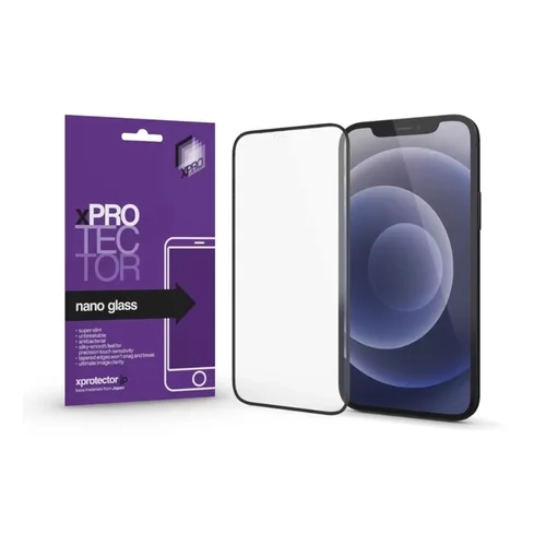 Samsung Galaxy A56 5G - Xprotector Nano Glass kijelzővédő fólia fekete kerettel