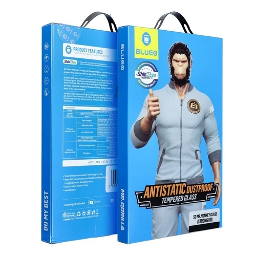 Samsung Galaxy S24+ (S24 Plus) üvegfólia- Mr. Monkey 5D üvegfólia fekete kerettel