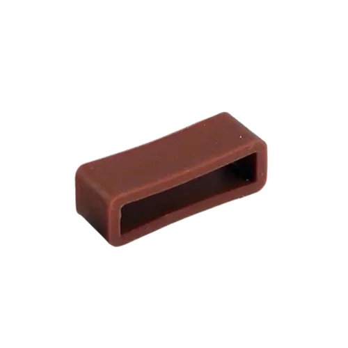 Okosóra szíj bújtató - 22 mm széles, barna szilikon (1db) ﻿