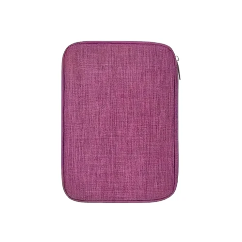 Univerzális táska digitális kiegészítőkhöz, cipzáras - lila