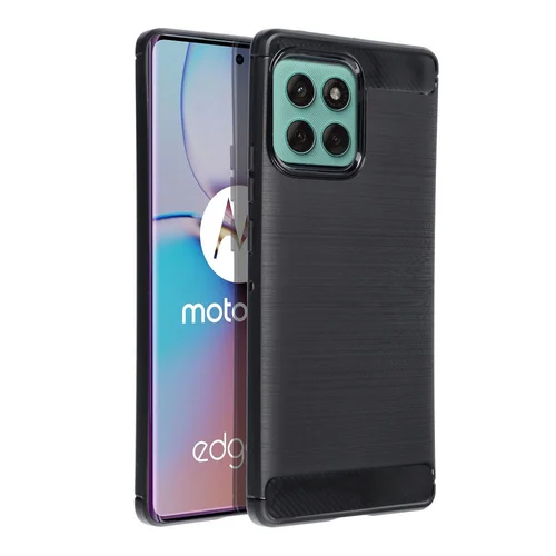 Motorola Edge 60 Fusion 5G telefontok - Carbon fekete szilikon hátlap tok