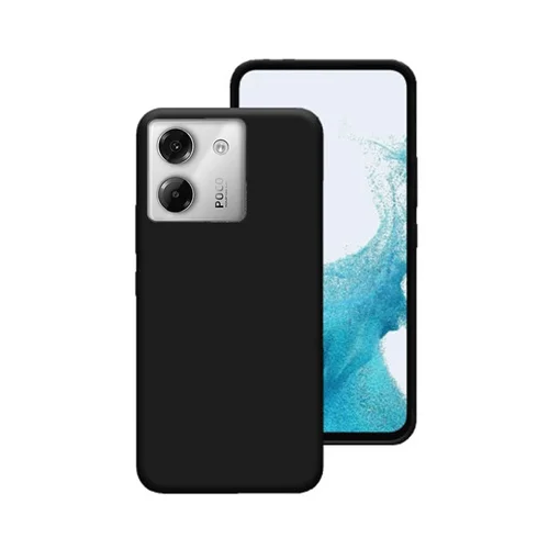 Xiaomi Poco M7 Pro 5G telefontok - fekete szilikon hátlap tok