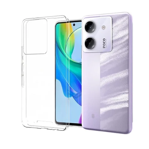 Xiaomi Poco M7 Pro 5G telefontok - átlátszó szilikon hátlap tok ﻿