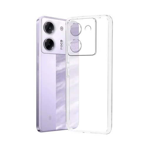 Xiaomi Poco M7 Pro 5G telefontok - 2mm-es átlátszó szilikon hátlap tok
