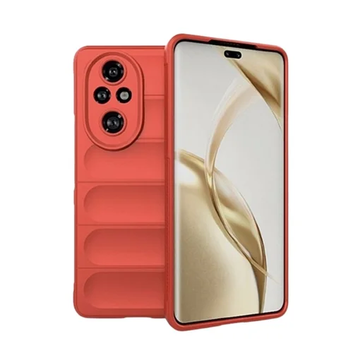 Honor 200 5G telefontok - Pastel Armor - piros szilikon hátlap tok