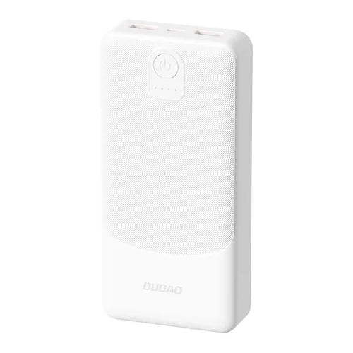 Dudao K10Pro - 2USB / Type-C (USB-C) fehér powerbank 20000 mAh