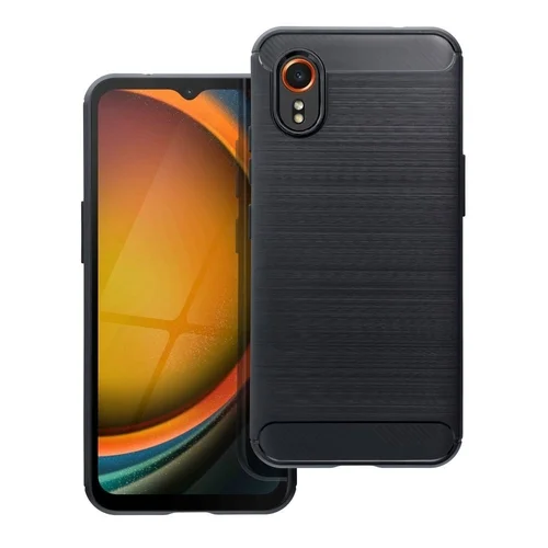 Telefontok Samsung Galaxy Xcover 7 5G - CARBON fekete szilikon hátlap tok