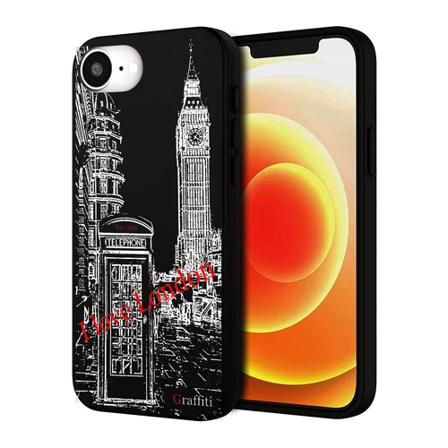 iPhone 16e Telefontok - Graffiti No. 200 mintás szilikon tok