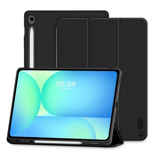 Tablettok Samsung Galaxy Tab S10 FE+ 13,1 coll (SM-X620, SM-X626) - fekete smart case ceruza tartóval