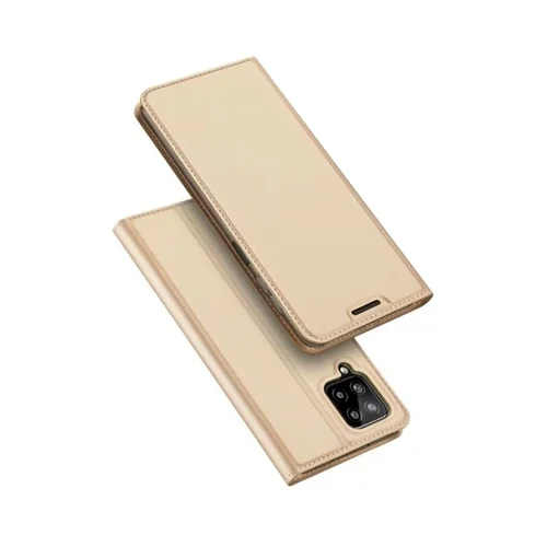 Samsung Galaxy A22 LTE / 4G telefontok  - Dux Ducis arany könyvtok