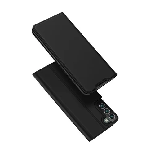 Samsung Galaxy S22+ (S22 Plus) telefontok - Dux Ducis fekete könyvtok
