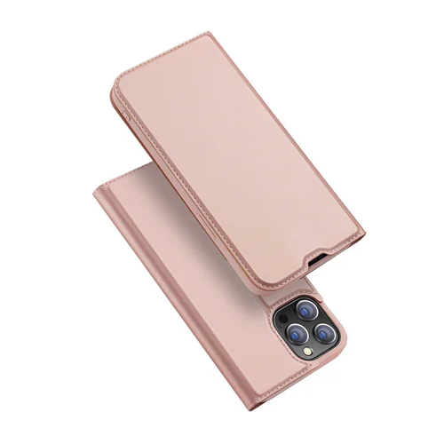 iPhone 13 Pro telefontok - Dux Ducis rose gold könyvtok