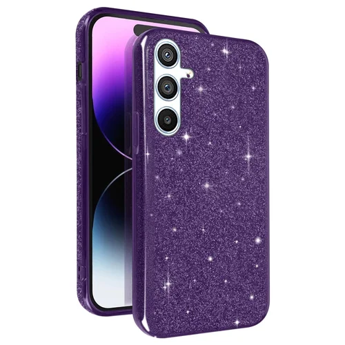 Samsung Galaxy A14 5G telefontok - Larte shiny - lila csillámos hátlap tok ﻿