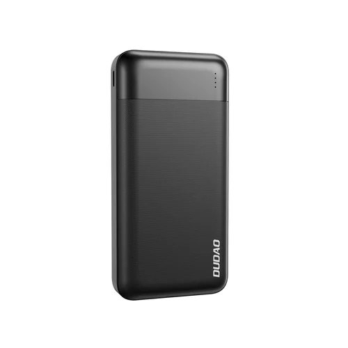 Dudao K18 - USB / Type-C (USB-C) / MicroUSB fekete powerbank, 10000 mAh