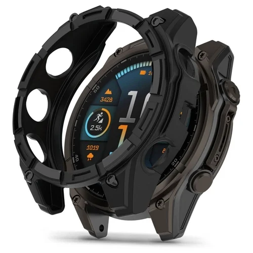 GARMIN FENIX 8 (47 mm) - Tech-Protect Defense AIR - fekete védőtok