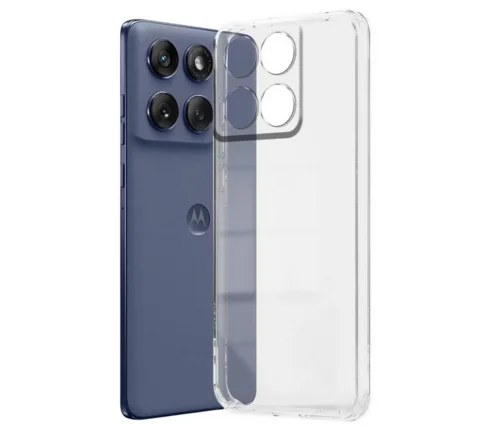 Telefontok Motorola Edge 60 5G - 2mm-es átlátszó szilikon hátlap tok