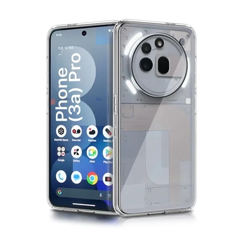 Nothing Phone (3a) Pro telefontok - 2mm-es átlátszó szilikon hátlap tok