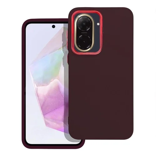 Xiaomi Redmi A5 telefontok - Frame - sötét lila műanyag hátlap tok, szilikon kerettel