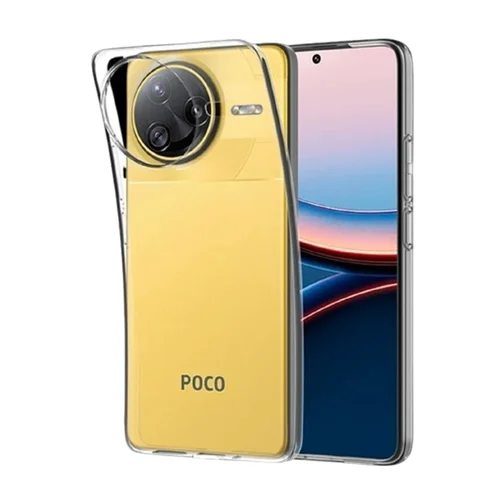 Xiaomi Poco F7 Ultra 5G telefontok - 2mm-es átlátszó szilikon hátlap tok
