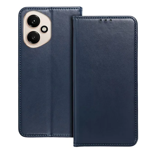 Telefontok Honor 400 5G - Smart Magnetic kék szilikon keretes mágneses könyvtok