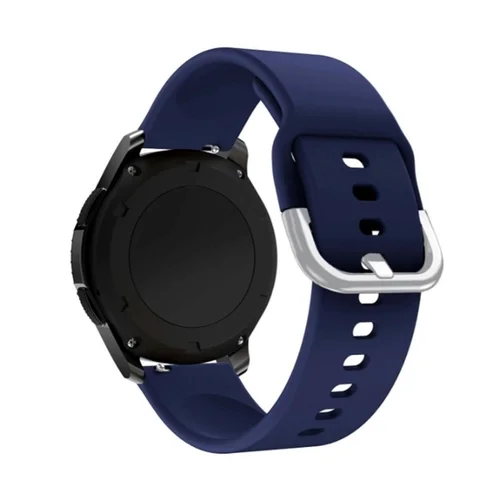 Okosóra szilikon szíj - Samsung Galaxy Watch FE - Strap - sötétkék szilikon szíj (szíj szélesség: 20 mm)