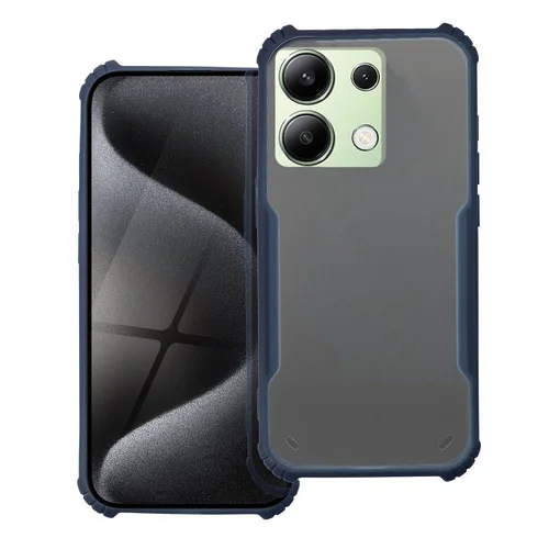 Telefontok Xiaomi Redmi 15C - kék / átlátszó ütésálló hátlap tok