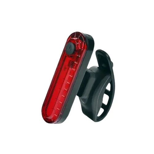 Biciklis kiegészítő: Kerékpár LED-es hátsó lámpa, piros fényű, újratölthető