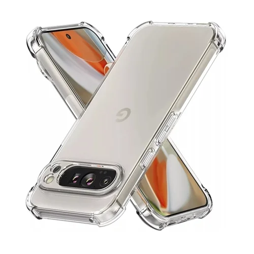 Telefontok Google Pixel 10 - ütésálló átlátszó hátlap tok