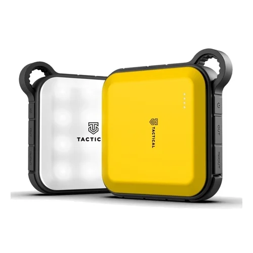 Powerbank Tactical BadAss - fekete/sárga power bank 10050 mAh, LED lámpás