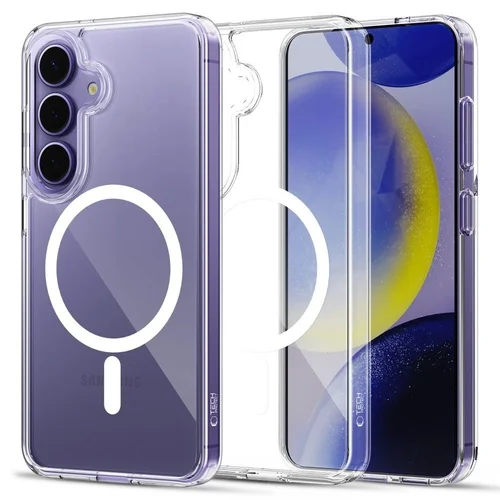 Telefontok Samsung Galaxy S25 FE - MagSafe kompatibilis átlátszó hátlap tok