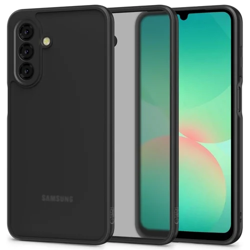 Telefontok Samsung Galaxy A17 5G - Tech-Protect Magmat - matt fekete műanyag hátlap tok, szilikon kerettel