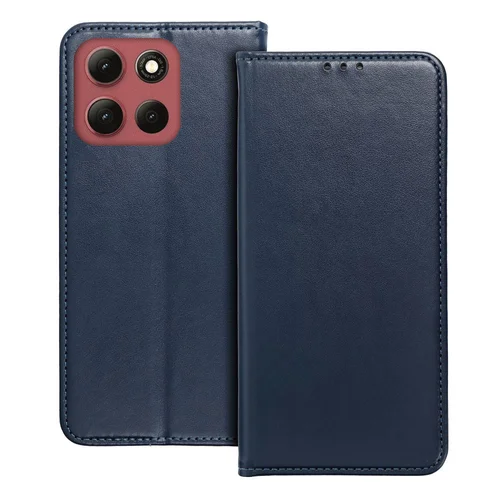 Telefontok Motorola Moto G86 5G - Smart Magnetic - kék szilikon keretes mágneses könyvtok ﻿