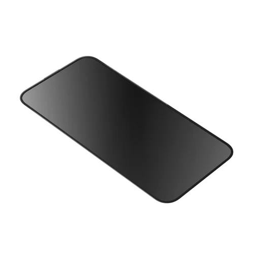 Üvegfólia iPhone 16 Pro - matt üvegfólia fekete kerettel