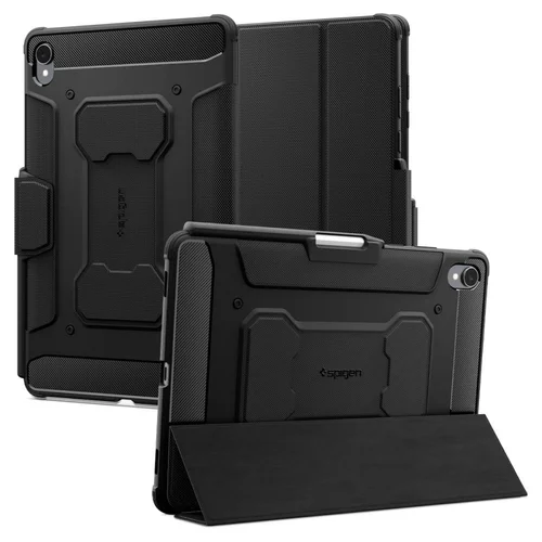 Samsung Galaxy Tab S11 11 coll (SM-X730, SM-X736B) tablettok - SPIGEN RUGGED ARMOR ”PRO” ütésálló, fekete tablet tok