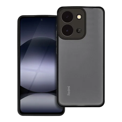 Telefontok Xiaomi Redmi 15C - Variete - áttetsző hátlap tok, fekete kerettel