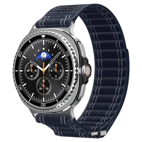 Samsung Galaxy Watch 8 / Classic (40 / 44 / 46 mm) - SPIGEN WBF0 BAND kék szövet szíj