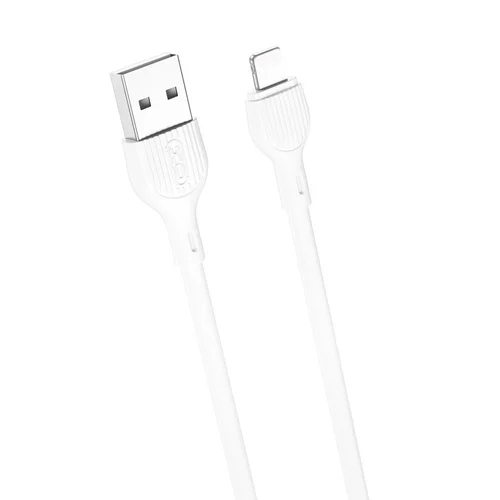 Kábel Setty NB200 - USB / Lightning fehér kábel, (2,1A) 2 m