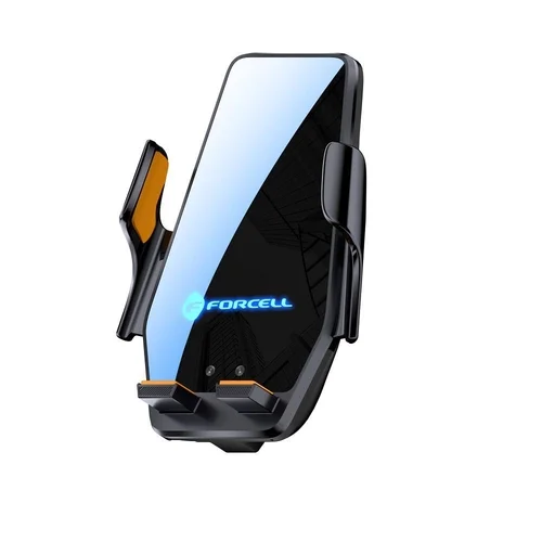 Telefontartó Forcell F-GRIP HS6 - Univerzális, fekete szellőzőrácsra / szélvédőre rögzíthető automata telefontartó
